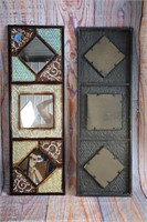 3pc Large Wall Art Two with Glass and one Metal