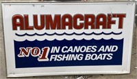 59" x 35" Metal Alumacraft Sign