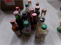 Mini whisky bottles