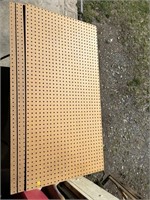3 PC PEG BOARD 2 FT. X 4 FT  PICK UP ONLY