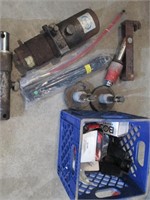 plow shoes,new cylinder, parts, blue tote