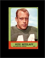 1963 Topps #114 Pete Retzlaff SP EX to EX-MT+