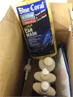 Blue Cloral car wash kit