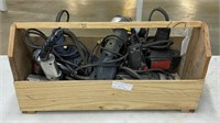 Toolbox w/ Six Electric Drills