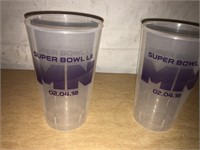 Pair of Super Bowl LII Glasses 2.4.18 in Minnesota