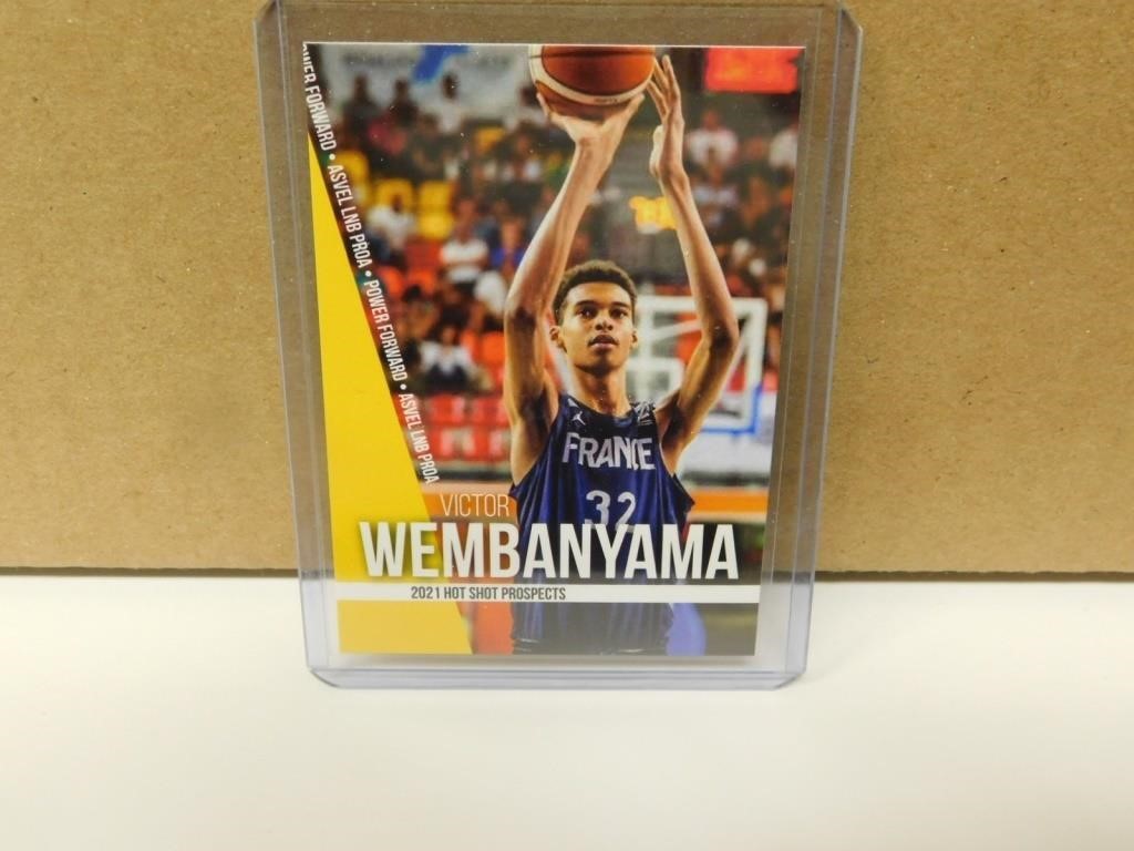 2021 Hot Shot Prospects Vicotr Wembenyama Card