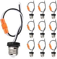 (new)E26 Socket Adapter, 10 Pack Light Bulb