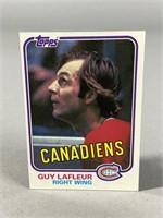 1981 TOPPS GUY LAFLEUR  #19 HOCKEY CARD