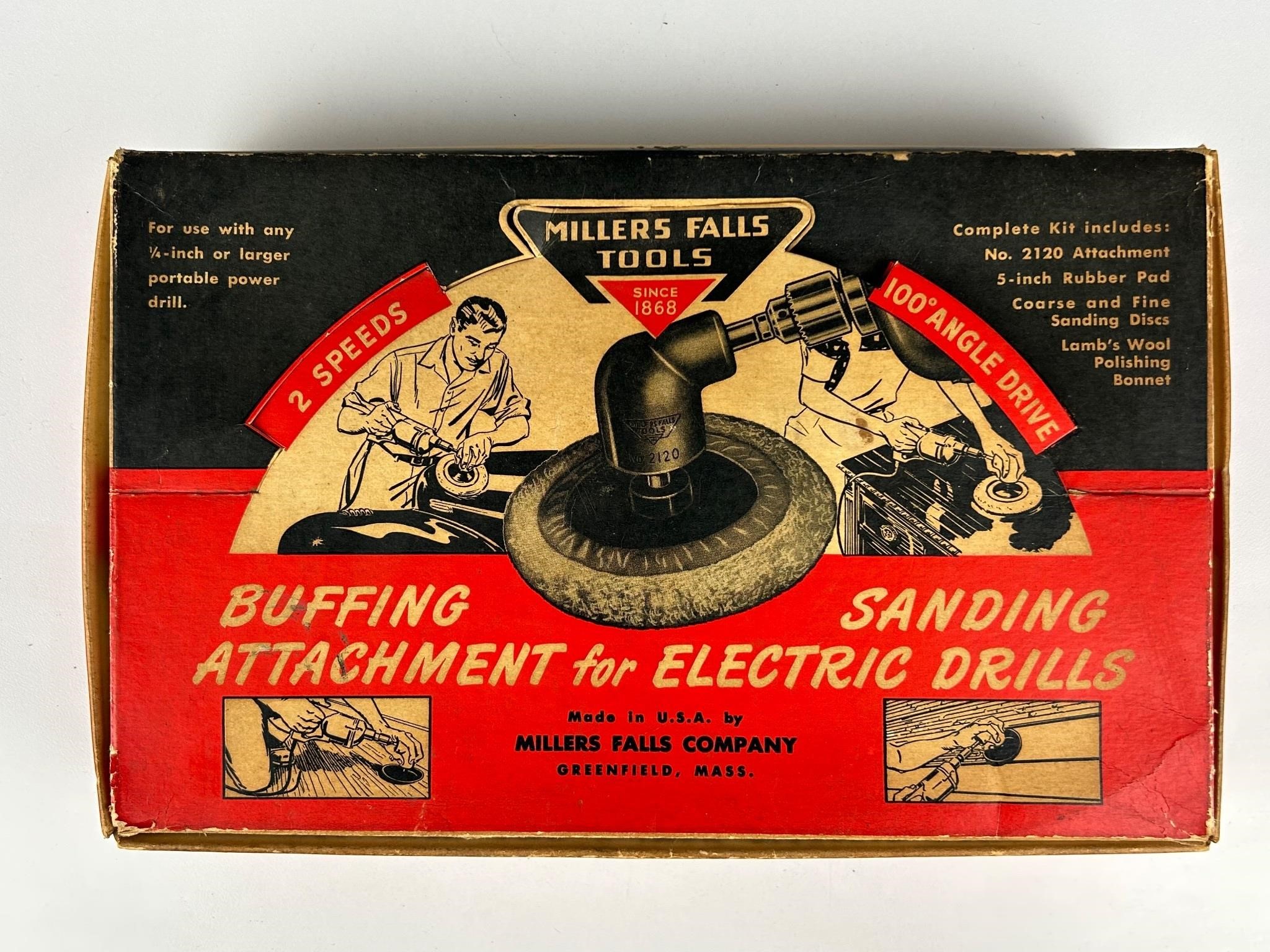 Vintage Miller’s Falls buffer tool