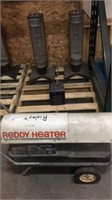 Reddy Heater and (2) quartz heaters