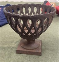 7" Cast Iron Decorative Bowl