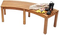 Achla Designs Curved Backless Bench