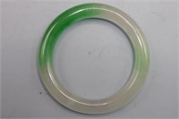 SOUTHERN ASIAN ICY JADEITE BANGLE BRACELET