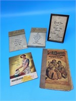 Vintage Books And Quotables On Parchment