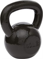 Amazon Basics Cast Iron Kettlebell 40 Pounds