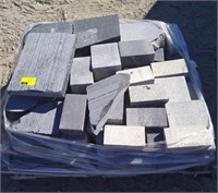 Pallet of various size paver bricks