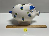 Vtg Ceramic Piggy Bank