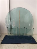 Round Beveled Glass Table