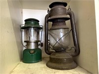Antique Lamp, Coleman Lanterns(2) and