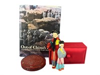 A Out Of Chinas Earth Hardback Book, Thai Silk