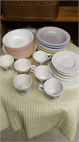 Plaftzgraff, Corelle and misc dishes.