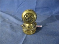 brass divers helmet pen holder