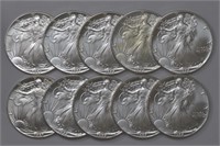 1987 Roll of ASE American Silver Eagles