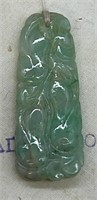 Beautiful Vintage True Jade Necklace Pendant