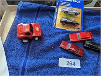 Metal Tonka Car & Other Toy Cars