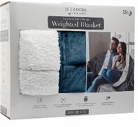 Je T'adore 15 lb. Velvet Sherpa Weighted Blanket