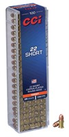 CCI 0027 Target Rimfire 22 Short 29 gr Copper Plat