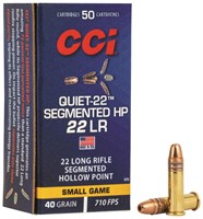 CCI 970 Quiet22 Segmented HP 22 LR 40 gr Segmented