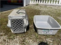 Small pet carrier & bin