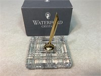 WATERFORD Desktop Pen Holder, 3 1/4in Square