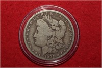 1892 Morgan Silver Dollar in Case