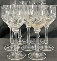 7pc Mikasa Versailles Water & Wine Glasses