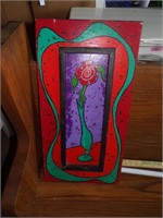 Art, flower in vase