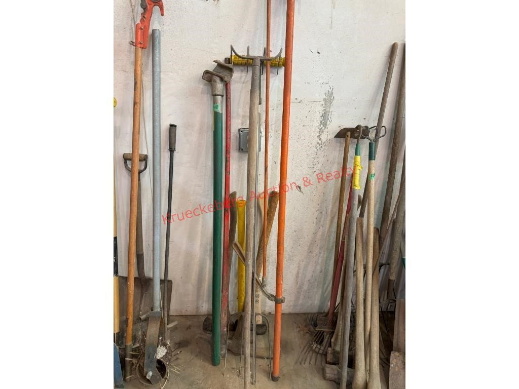 Pipe Bender, Pitchfork, Breaker Bar, Axes &