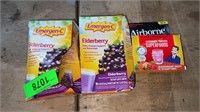 Elderberry Drink Mix, Airbourne Tablets