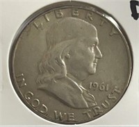 1961D Franklin Half Dollar