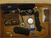 Vintage Eye Glasses, Pocket Watches