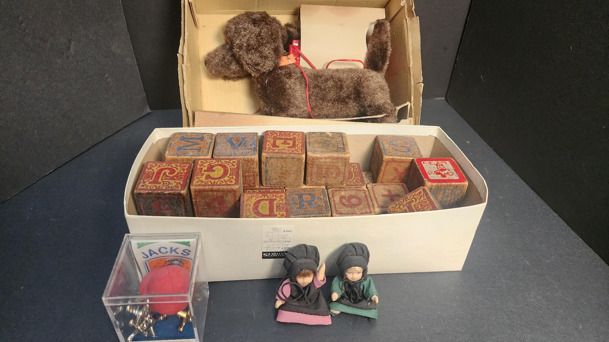 Vintage Toys including Jacks Game