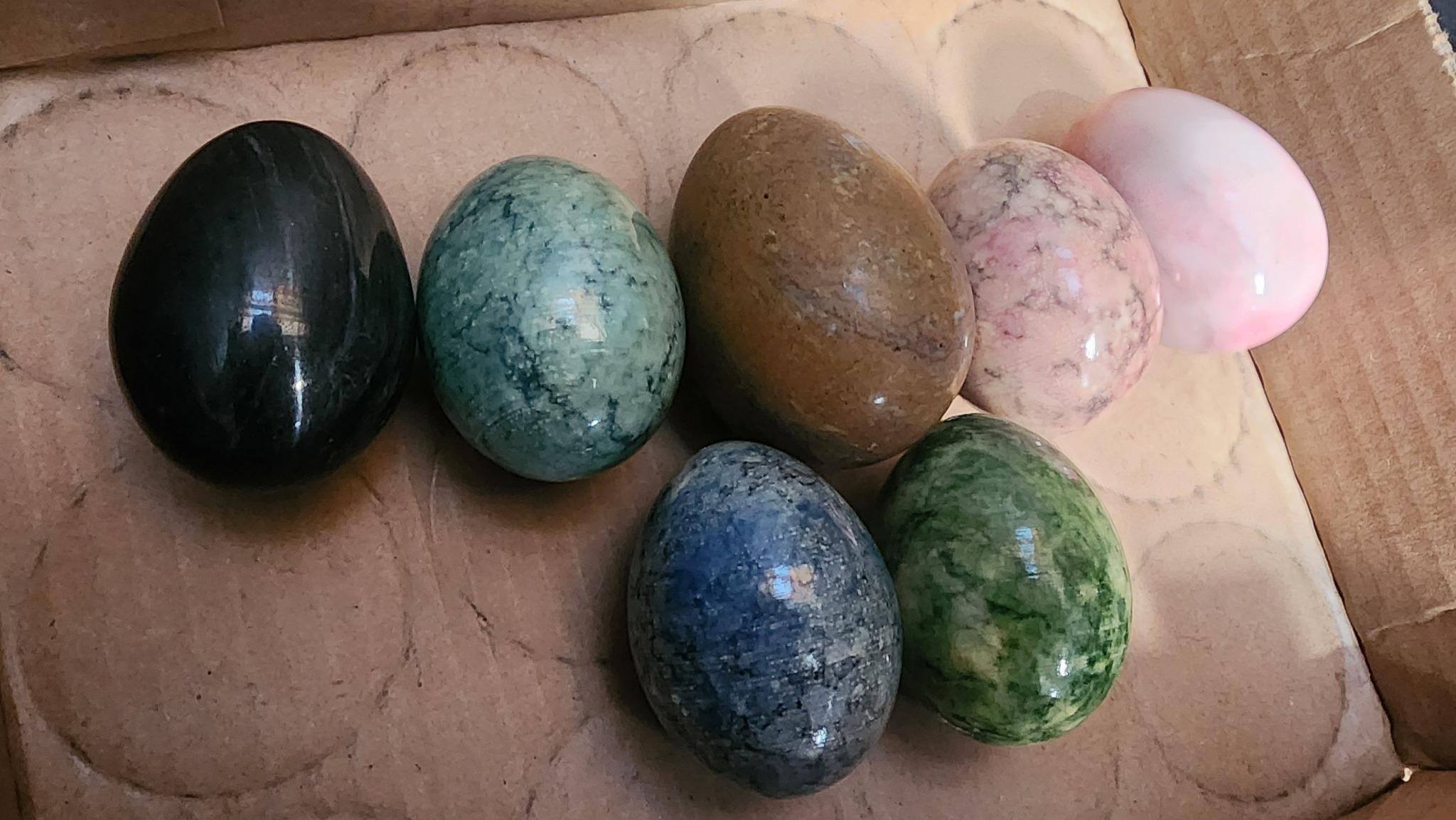 Alabaster Marble Eggs