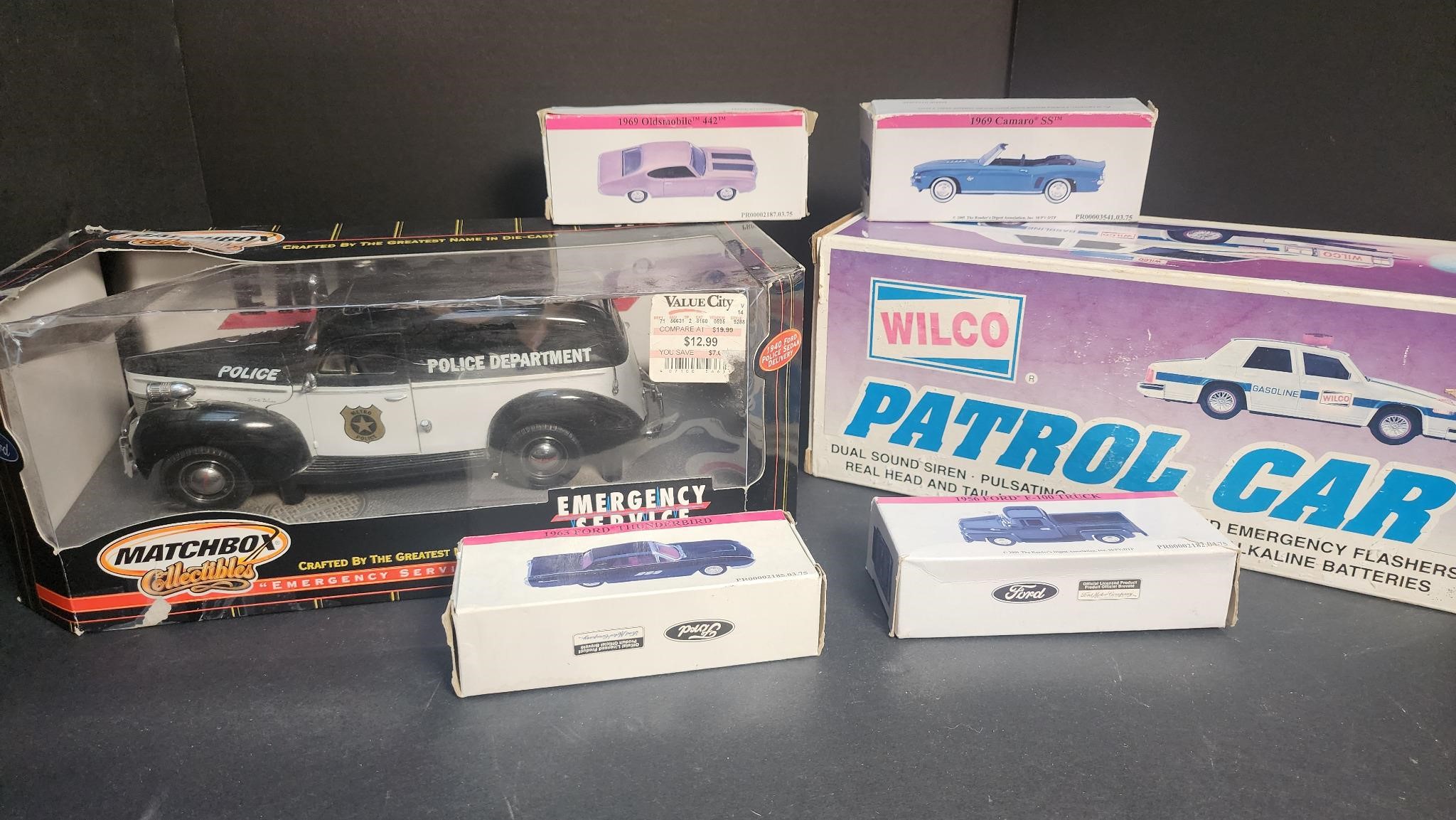 Die cast Wilco and Matchbox cars