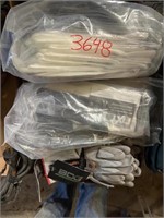 Rubber Grip/Cut Resistance Gloves, NEW