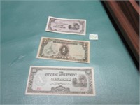 Japanese bank notes