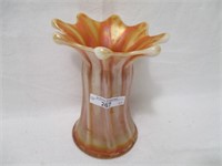 Dugan 7" PO Pinched Wide Rib vase