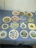 Vintage Collector Plates - 15pc