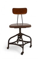 Antique Steampunk Swivel Chair