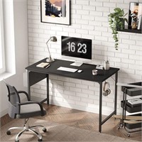 CubiCubi Study Computer Desk 63" Home Office Black